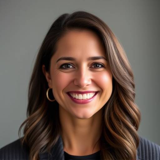 Headshot of Sarah Martinez, co-founder and director of Luminary Lens Productions, smiling professionally.