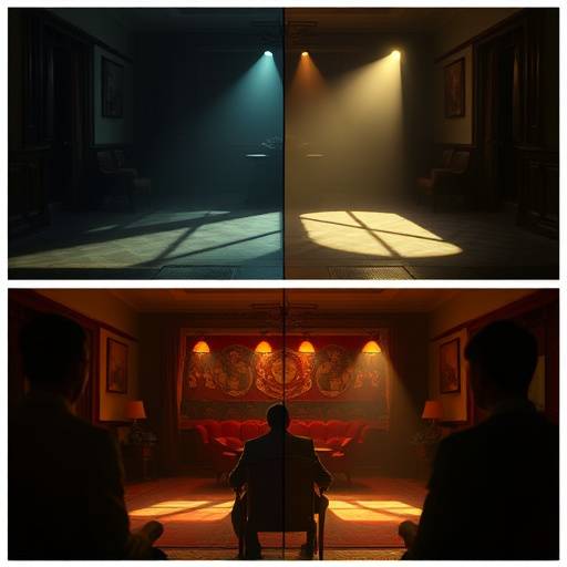 Split screen showcasing before and after color grading on a film scene, demonstrating the transformative power of post-production services.